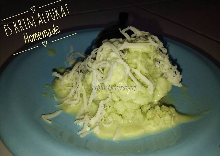 Resep Eskrim Alpukat Santan Anti Gagal