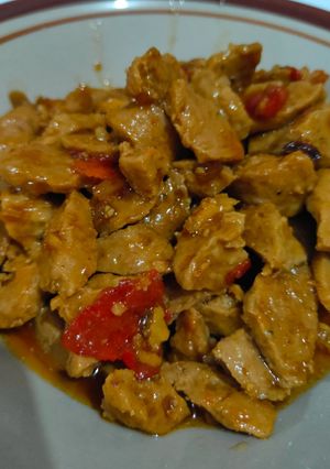 Foto resep Tumis bakso pedas