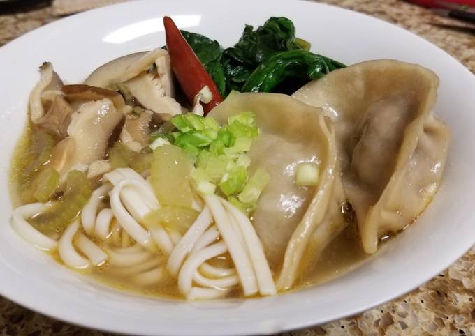 Step-by-Step Guide to Prepare Homemade Gyoza Chicken Soup