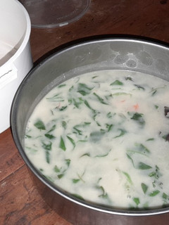 Foto resep Bobor Bayam (Sayur Bayam Santan)
