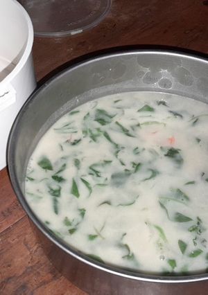 Foto resep Bobor Bayam (Sayur Bayam Santan)