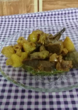 عکسی از دستور گوشت سرخ کرده