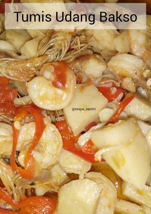 Foto resep 93. Tumis Udang Bakso