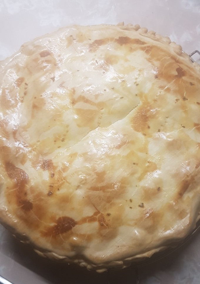 Una foto de Tarta de jamón y queso