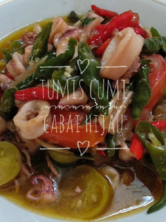 Foto resep Tumis Cumi Cabai Hijau