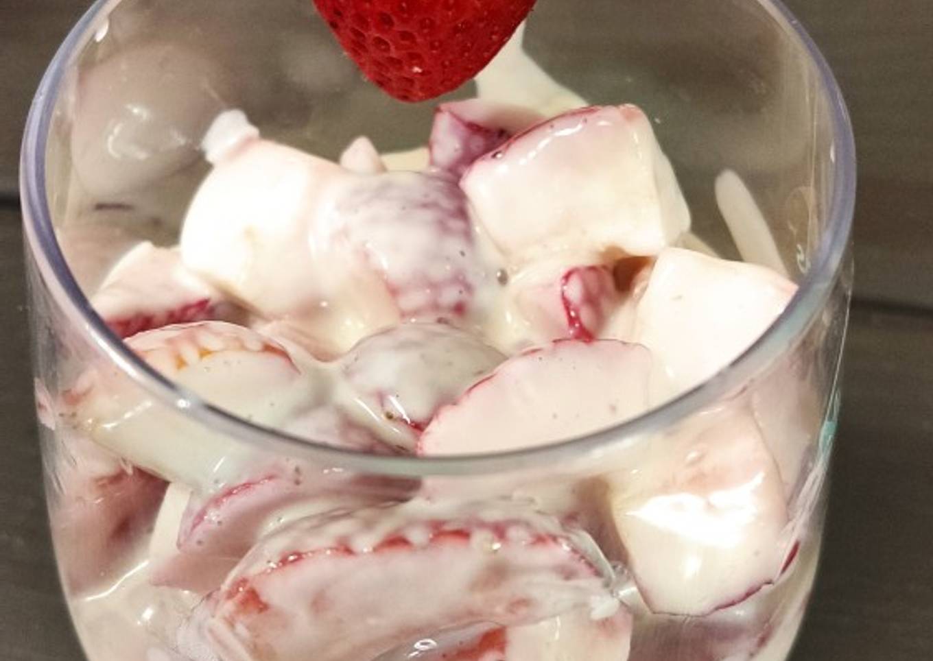 Fresas con crema