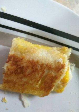 Foto resep MPASI 11 bulan Sarapan roti telur keju