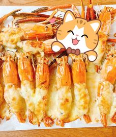 tôm càng xanh nướng