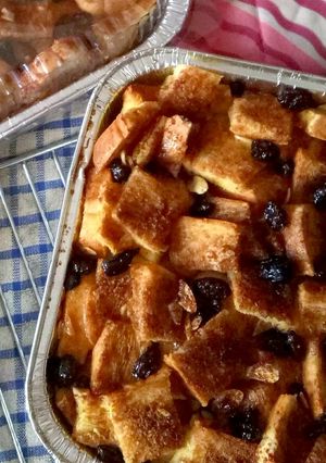 Foto resep Bread Pudding With Saus Custrad