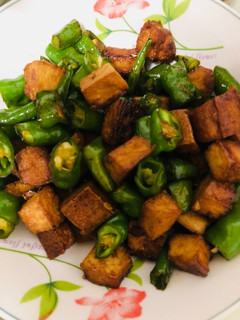 青龍椒清炒豆干 的食譜成品照片