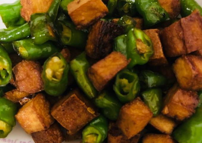 青龍椒清炒豆干食譜與作法by Saya愛素食料理 Cookpad