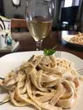 Fetuccini con pollo 🐔