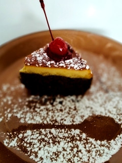 Una foto de Pastel imposible / Chocoflan