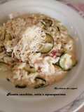 #213 Risotto zucchine, cotto e squacquerone