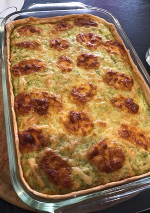 Una foto de Tarta de brócoli y calabaza 🥦🎃
