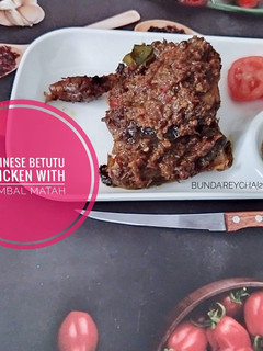 Foto resep 🐔 Balinese Betutu chicken with Sambal Matah