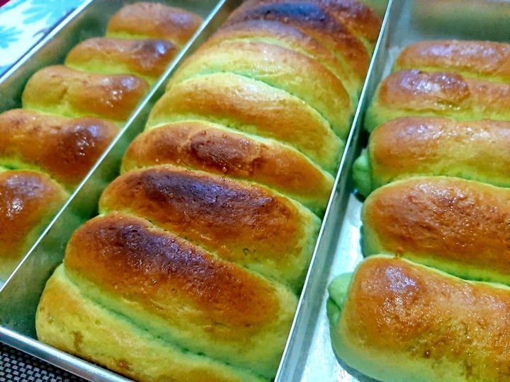 Cara Gampang Menyiapkan Resep 176. Roti Sisir Pandan yang Uenak Anti Ribet, Lezat