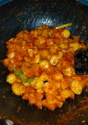 Foto resep Sambel goreng kentang telur puyuh