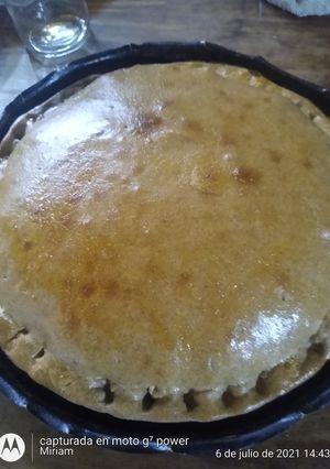 Una foto de Tarta casera integral