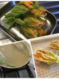 Fiori di zucchini in tempura