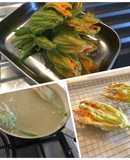 Fiori di zucchini in tempura