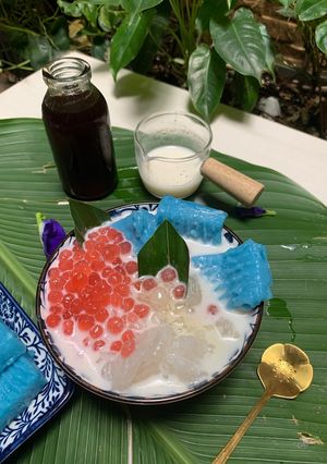 Foto resep Che Hun Tiaw (Bubur Sagu Gunting)