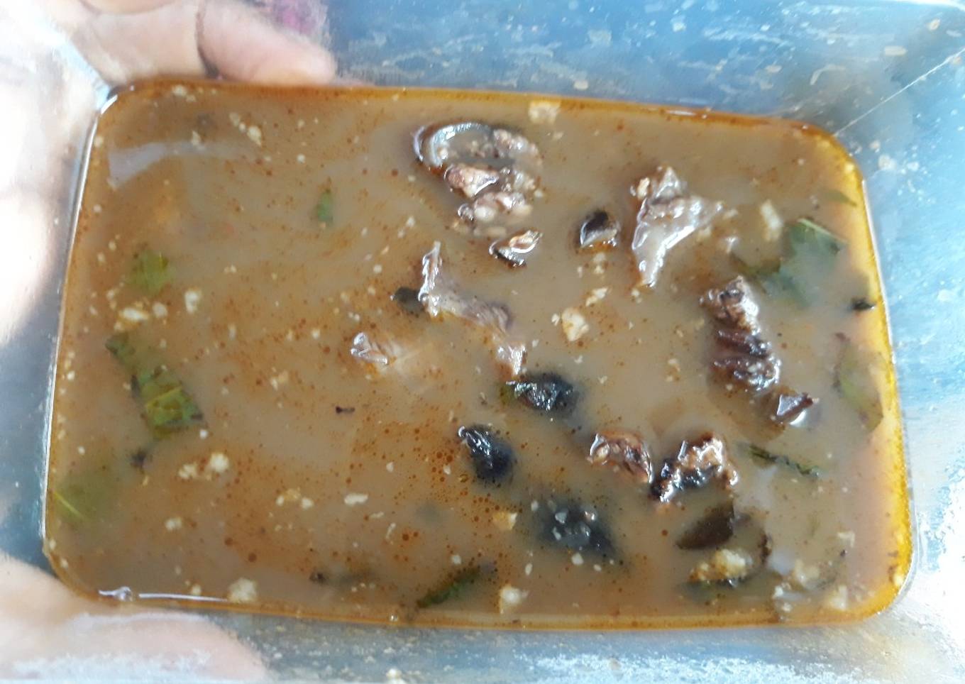 Goat meat peppersoup