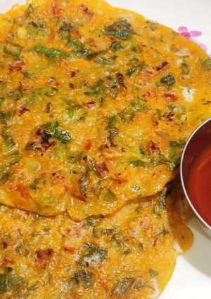 A picture of Veg Rice Pancake.