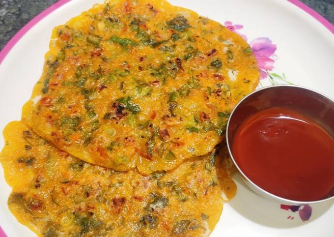 Steps to Prepare Homemade Veg Rice Pancake - New Recipes