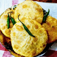 Moong dal kachori A picture of Moong dal kachori.