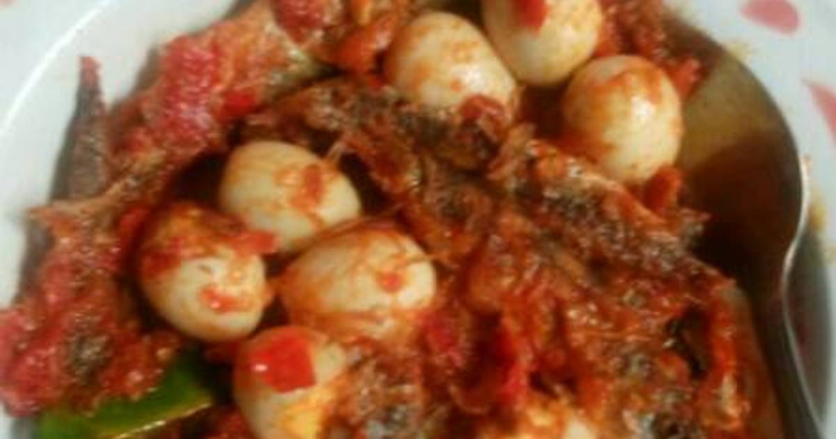 Resep Balado ikan cuek+telur puyuh oleh nienha - Cookpad