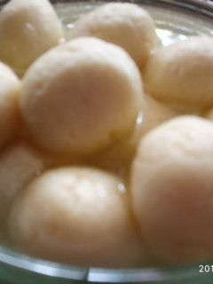 A picture of Rasgulla.