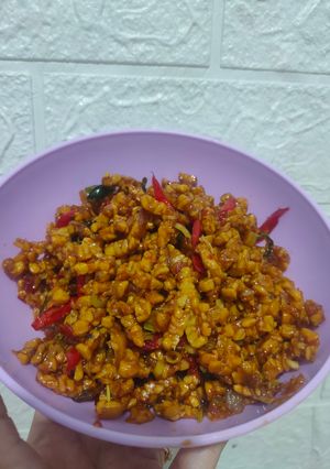 Foto resep Orek tempe pedas manis (resep angkringan)