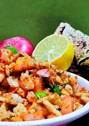ખીચિયા પાપડ ભેળ રેસીપી મુખ્ય ફોટો
