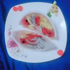 Thạch rau câu trái cây:-レシピのメイン写真