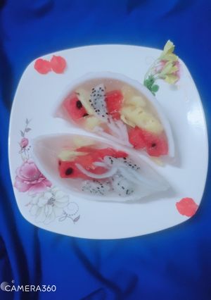 Hình của món Thạch rau câu trái cây:.