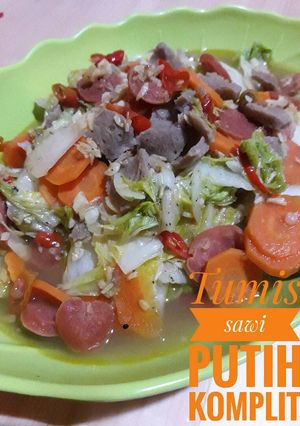 Foto resep Tumis Sawi Putih Komplit