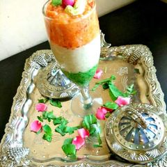 A picture of Tri-colour rabri delight.