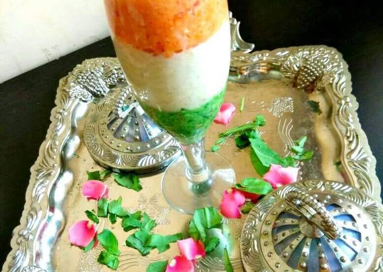 Recipe of Award-winning Tri-colour rabri delight