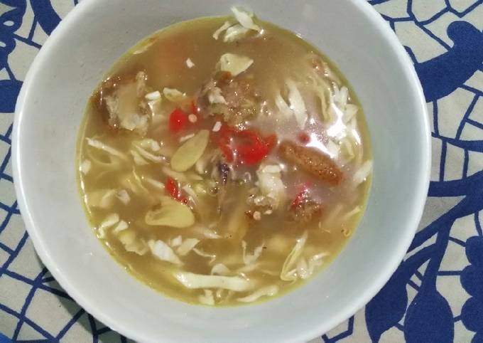 Soto ayam ala bunda Tita