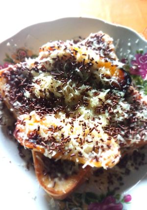 Foto resep Roti pisang keju