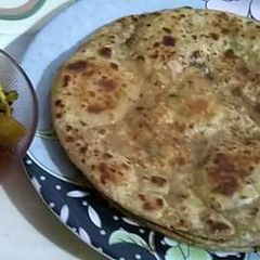 A picture of Dal bhary Parathy Home made Achar.