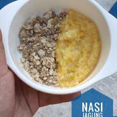 รูปของ Mpasi nasi jagung cah daging