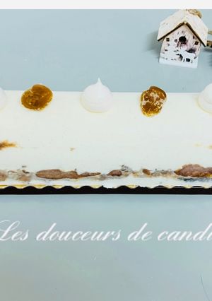 Une photo de Bûche façon mont blanc