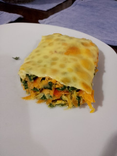 Una foto de Budín de espinaca y zanahoria