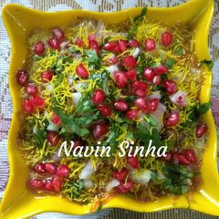 Aloo Tikki Chat A picture of Aloo Tikki Chat.