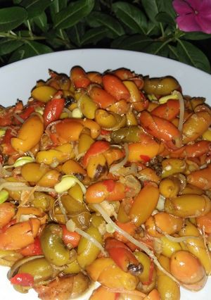 Foto resep Kulit Mlinjo Pedas