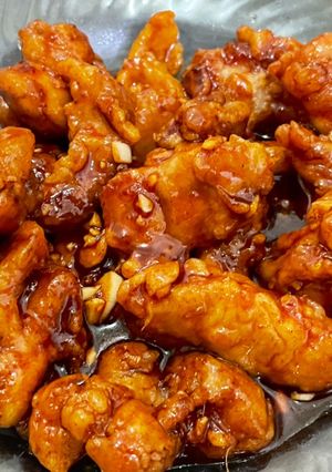 Foto resep Dakgangjeong - Sweet and Spicy Crispy Korean Fried Chicken