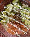 Poke de Salmón con Algas Nori
