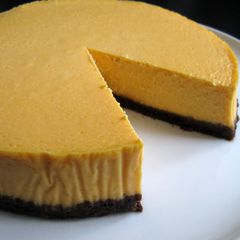 A picture of Pumpkin Cheesecake.